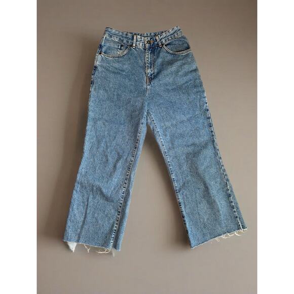 The Ragged Priest Women’s Cropped Flared Jeans High Waist Size 30 / 10 - Picture 2 of 13